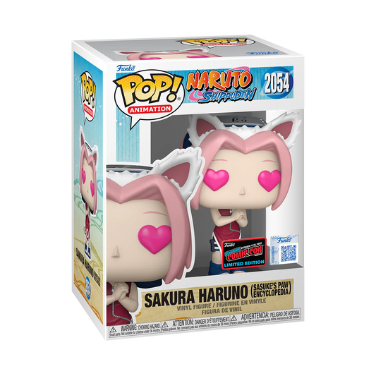 Funko PoP! Naruto: Sakura Haruno (Sasuke's Paw Encyclopedia) 2054 (NYCC Oct 9-12, 2025)