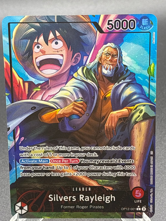 One Piece TCG: Silvers Rayleigh OP12-001 Legacy of the Master