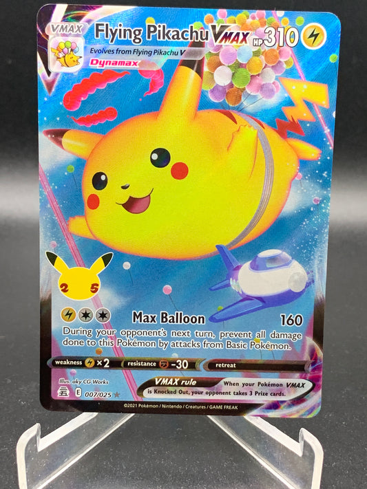 Pokémon TCG: 2021 Flying Pikachu VMAX 007/025 SWSH: Celebrations Classic Collection
