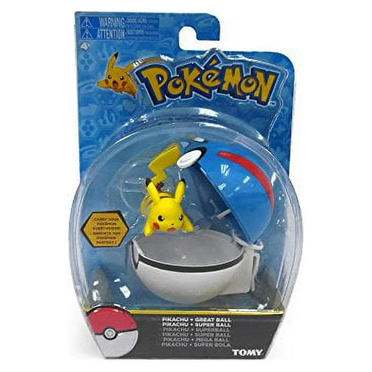 Pokemon: TOMY - Clip 'n Carry Poke Ball - Pikachu and Great Ball