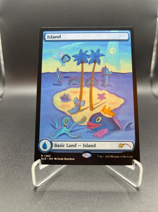 MTG TCG: Island R 1383 SLD: Secret Lair Drop Series (Fall Superdrop 2023)