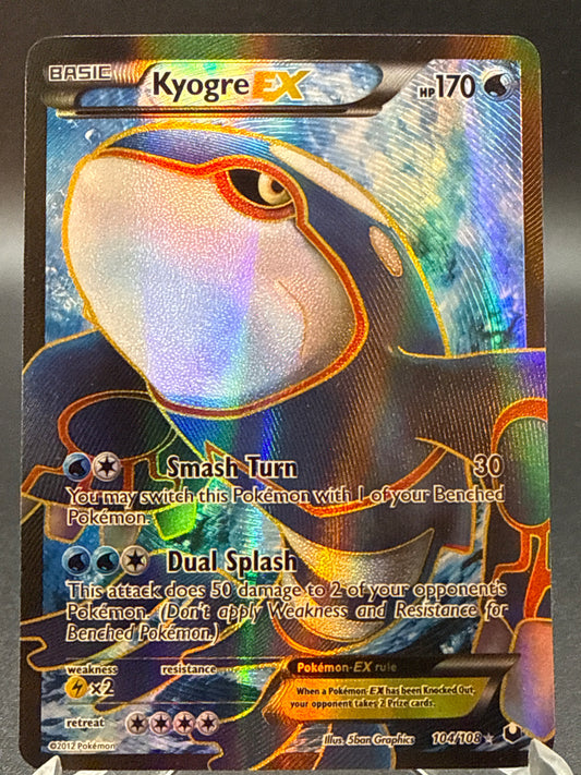 Pokémon TCG: 2012 Kyogre EX 114/108 Dark Explorers