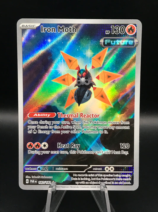 Pokémon TCG: 2023 Iron Moth 187/182 SV: Paradox Rift