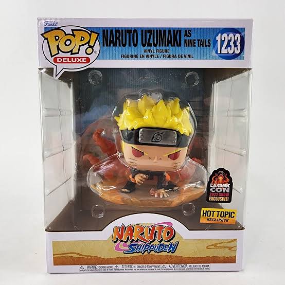 Funko PoP! Deluxe: Naruto Shippuden - Naruto Uzumaki as Nine Tales 1233 - Hot Topic Exclusive (LA Comic Con 2022 Show Exclusive)