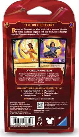 Disney Lorcana: Reign Of Jafar Starter Deck (Amber & Amethyst)