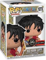 Funko PoP! One Piece: Red Hawk Luffy - 1273 - AAA Anime Exclusive - Limited Glow Chase Edition