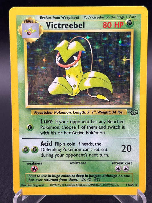 Pokémon TCG: 1999 Victreebel 14/64 Jungle Unlimited Holo