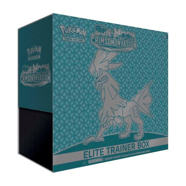 Pokémon TCG: Sun & Moon - Crimson Invasion - Elite Trainer Box - (Slight Tear On Side)