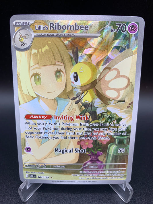 Pokémon TCG: 2025 Lillie's Ribombee 164/159 SV: Journey Together