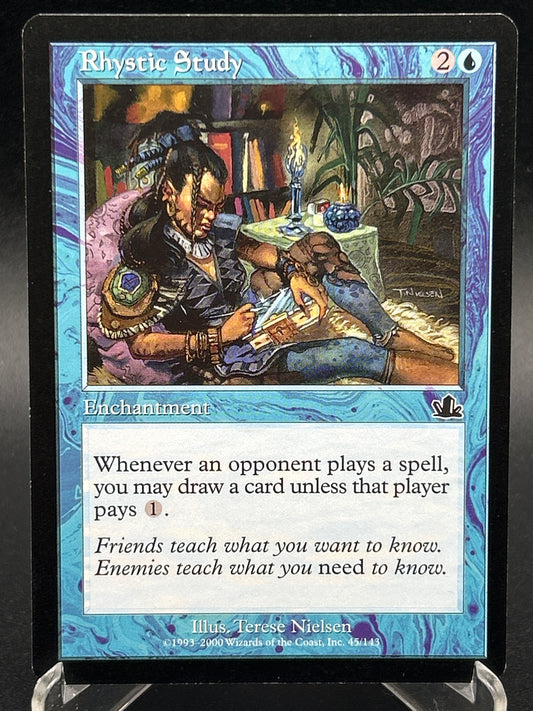 MTG TCG: Rhystic Study C 45 PCY: Prophecy