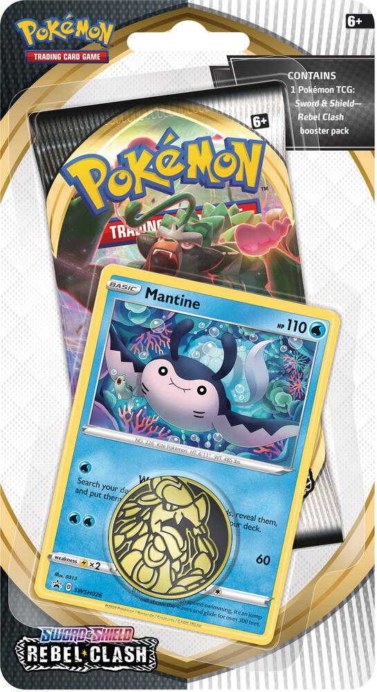 Pokémon TCG: Rebel Clash Single Pack Blister (Mantine)