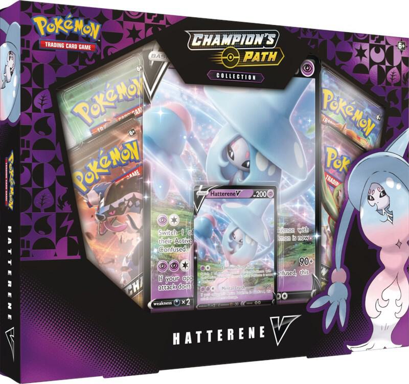 Pokémon TCG: Champion's Path - Hatterene V Collection Box