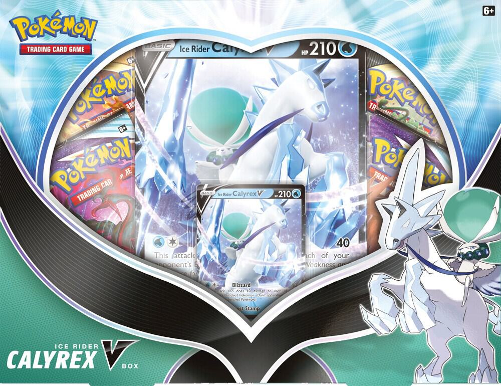 Pokémon TCG: Ice Rider Calyrex V Box - SWSH06: Chilling Reign