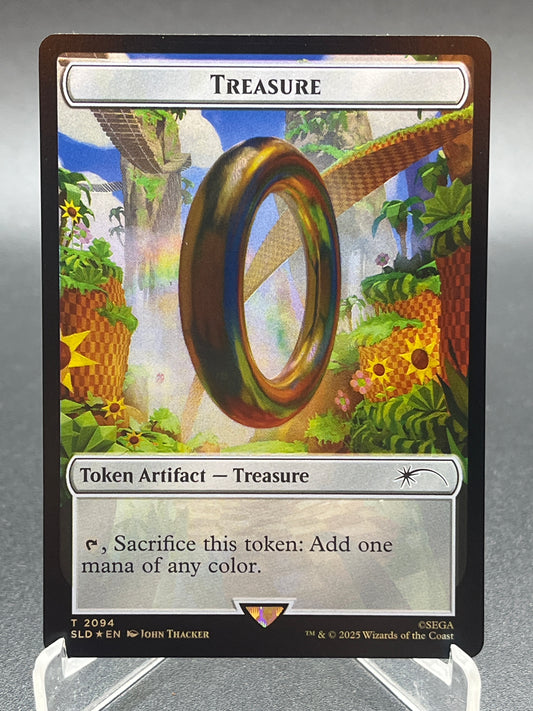 MTG TCG: Treasure T 2094 (Rainbow Foil) SLD: Secret Lair Drop Series (Secret Lair x Sonic)