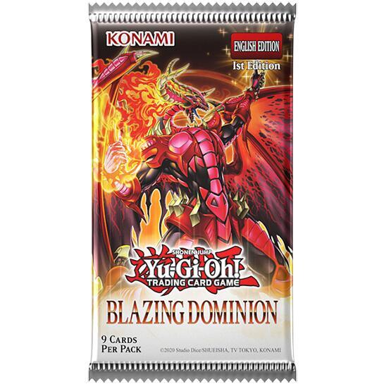 Yu Gi Oh! TCG: Blazing Dominion Booster Pack 1st Edition