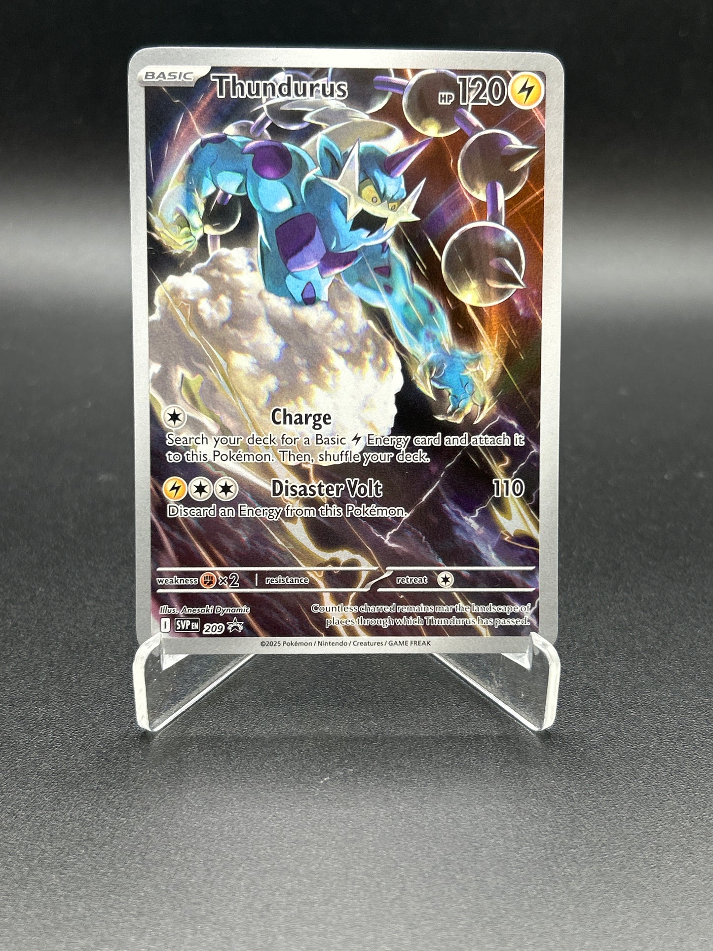Pokémon TCG: 2025 Thundurus SVP 209 - SV: Black Bolt Promo