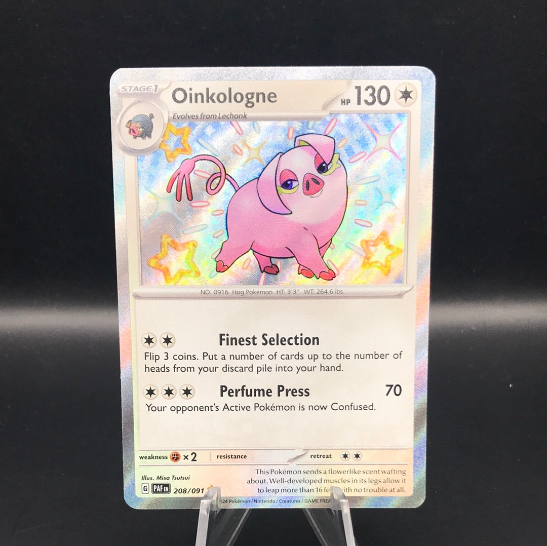 Pokémon TCG: 2024 Oinkologne 208/91 S&V: Paldean Fates Baby Shiny