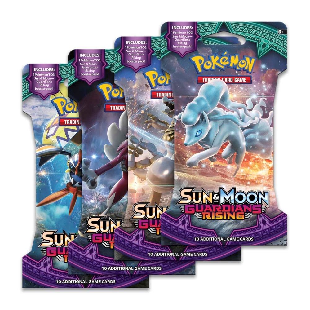 Pokémon TCG: Sun & Moon - Guardians Rising - Sleeved Booster Pack Art Set