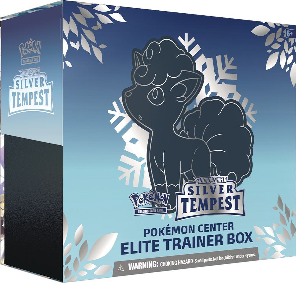 Pokémon TCG: Sword & Shield - Silver Tempest - Pokemon Center Exclusive Elite Trainer Box