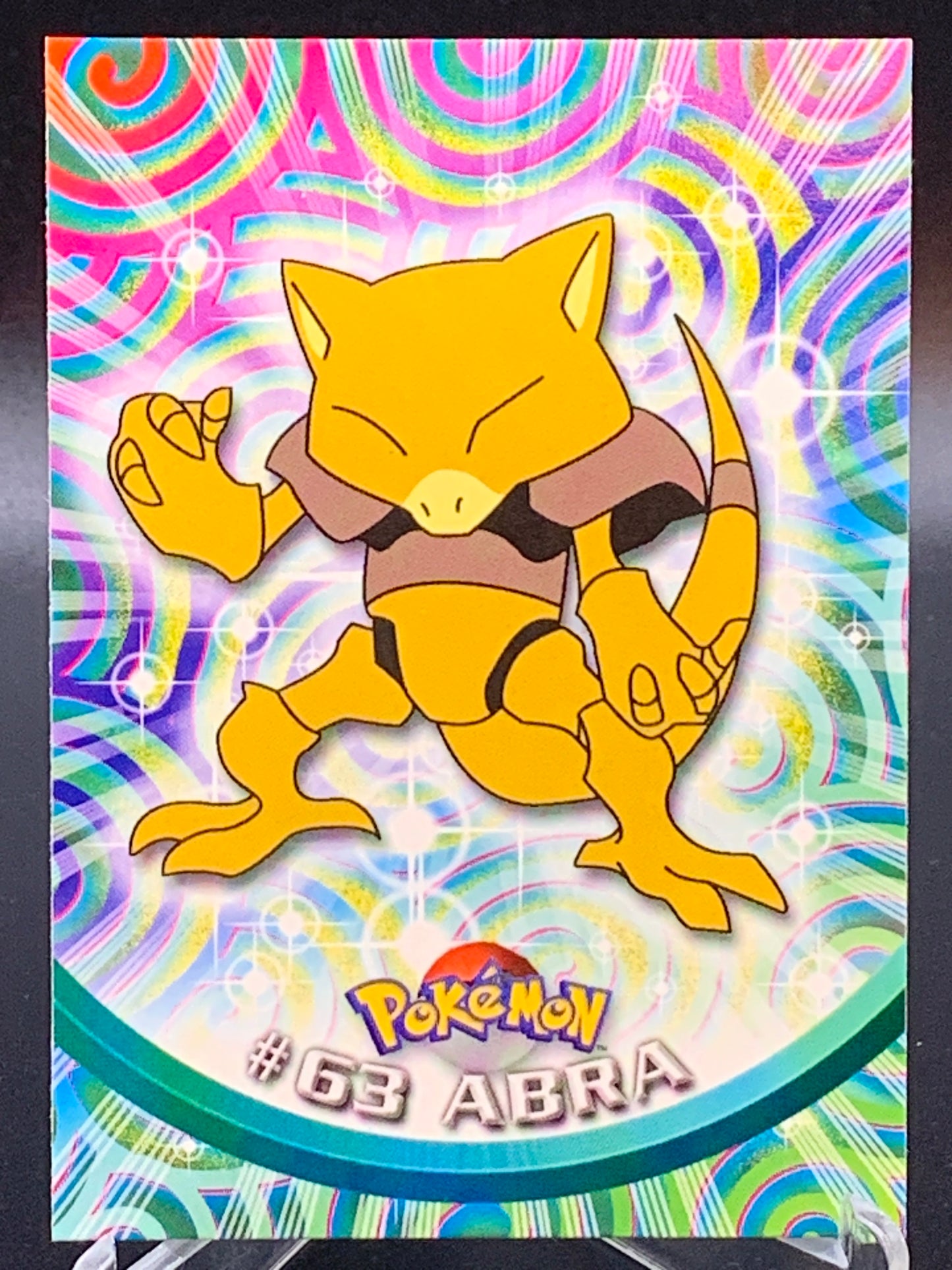 Pokémon: Abra #63 Topps TV Animation Edition
