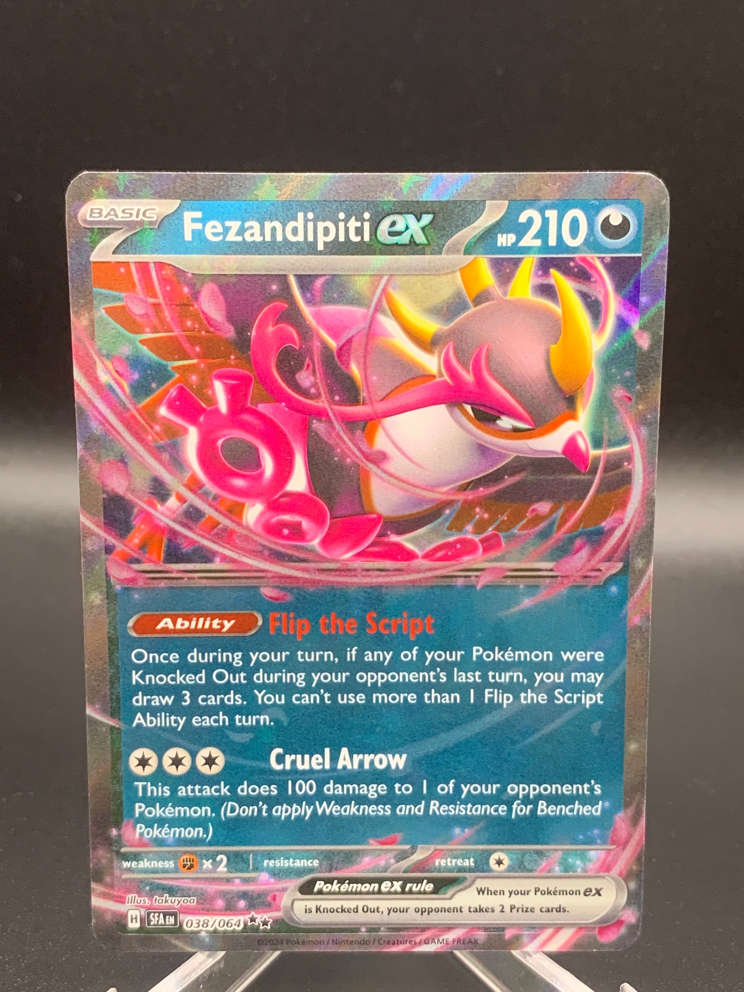 Pokémon TCG: 2023 Fezandipiti Ex 038/064 S&V Shrouded fable
