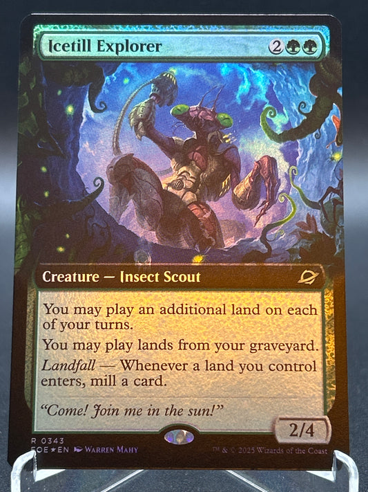 MTG TCG: Icetill Explorer (Extended Art)(Foil) R 0343 EOE: Edge of Eternities