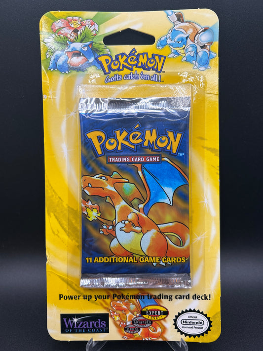 Pokémon TCG: Base Set - Blister Booster Pack WOTC Sealed - Charizard - 34.00g