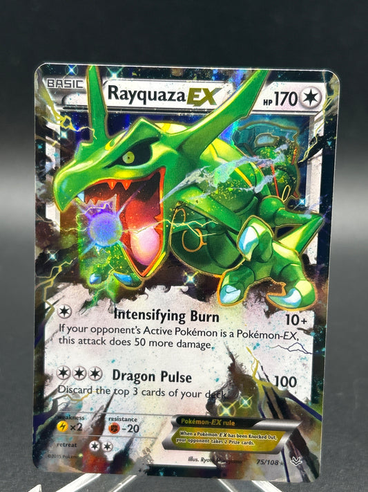 Pokemon TCG: 2015 Rayquaza EX 75/108 XY: Roaring Skies
