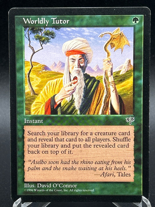 MTG TCG: Worldly Tutor MIR: Mirage