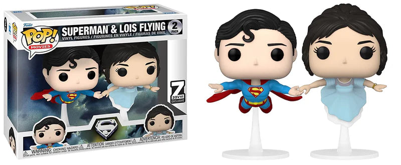 Funko PoP! Movies: Superman & Lois Flying 2 Pack (Zavvi Exclusive)
