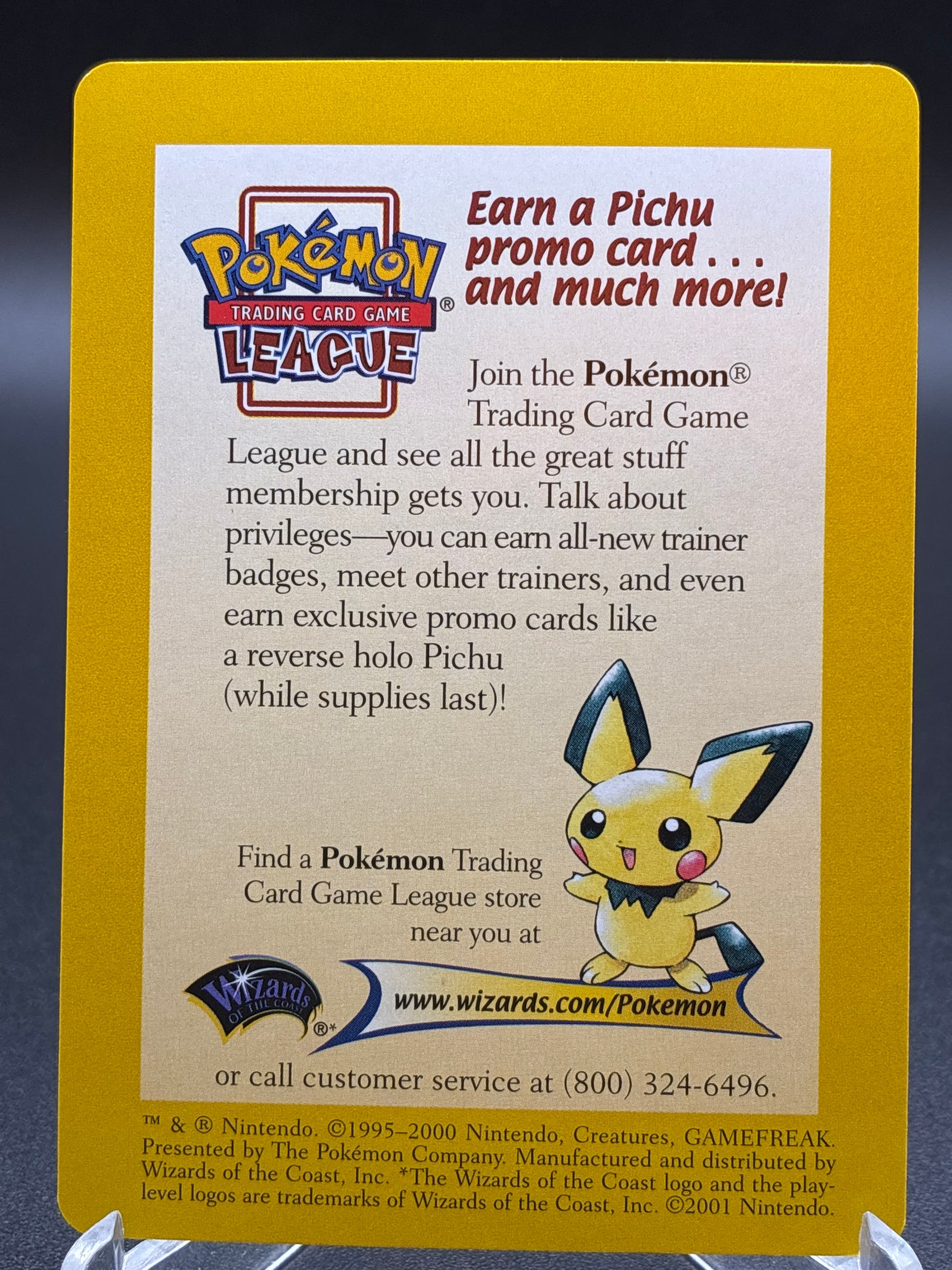 Pokémon TCG: Third Movie Entei Promo Insert WOTC Promo (Pokémon 3: The Movie)