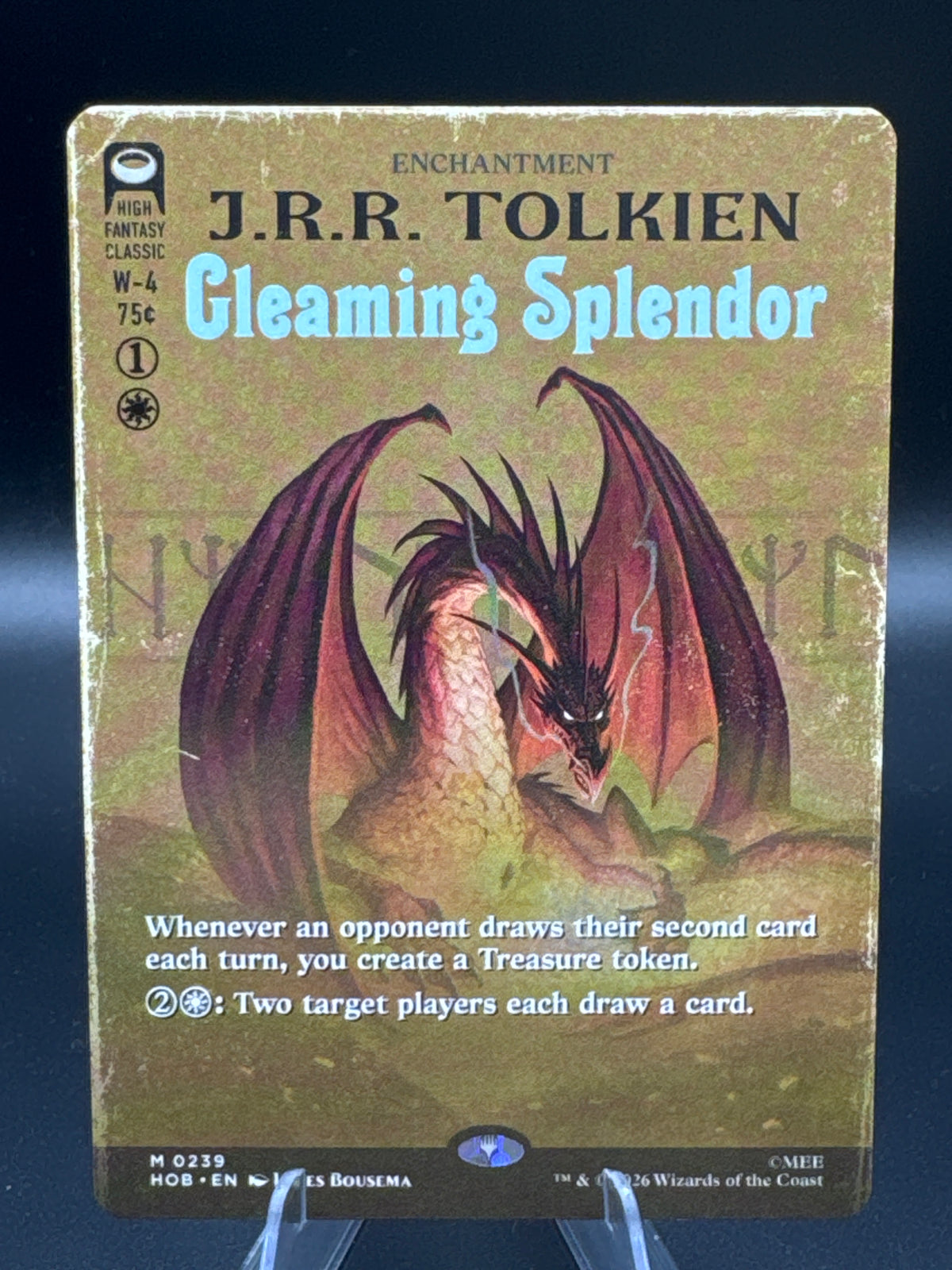 MTG TCG: 2026 Gleaming Splendor (Borderless) - 0239 - The Hobbit (HOB)