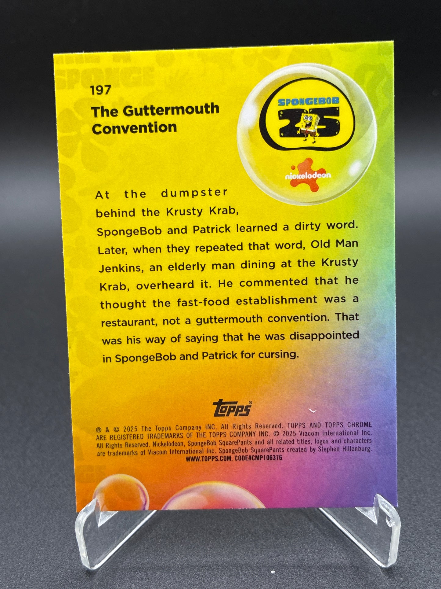 Topps Chrome: The Guttermouth Convention 40/75 (Wave Refractor) 25TH Anniversary