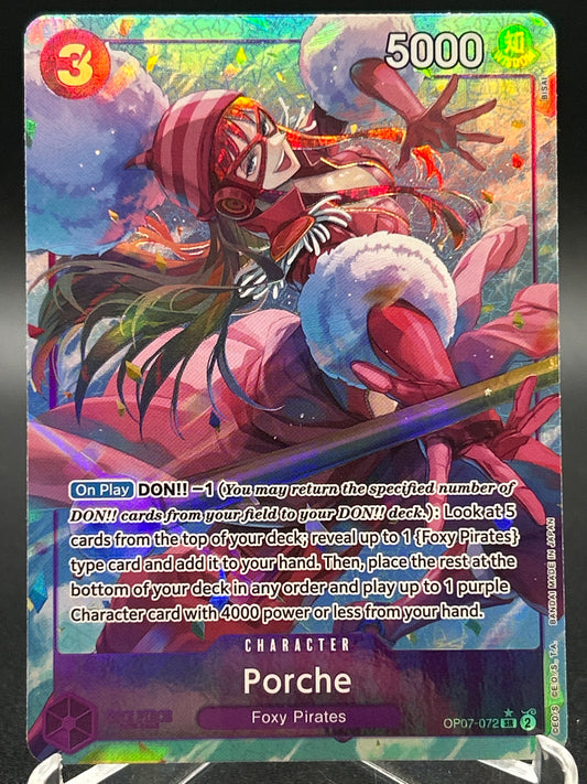 One Piece TCG: Porche OP07-072 SEC 500 Years in the Future