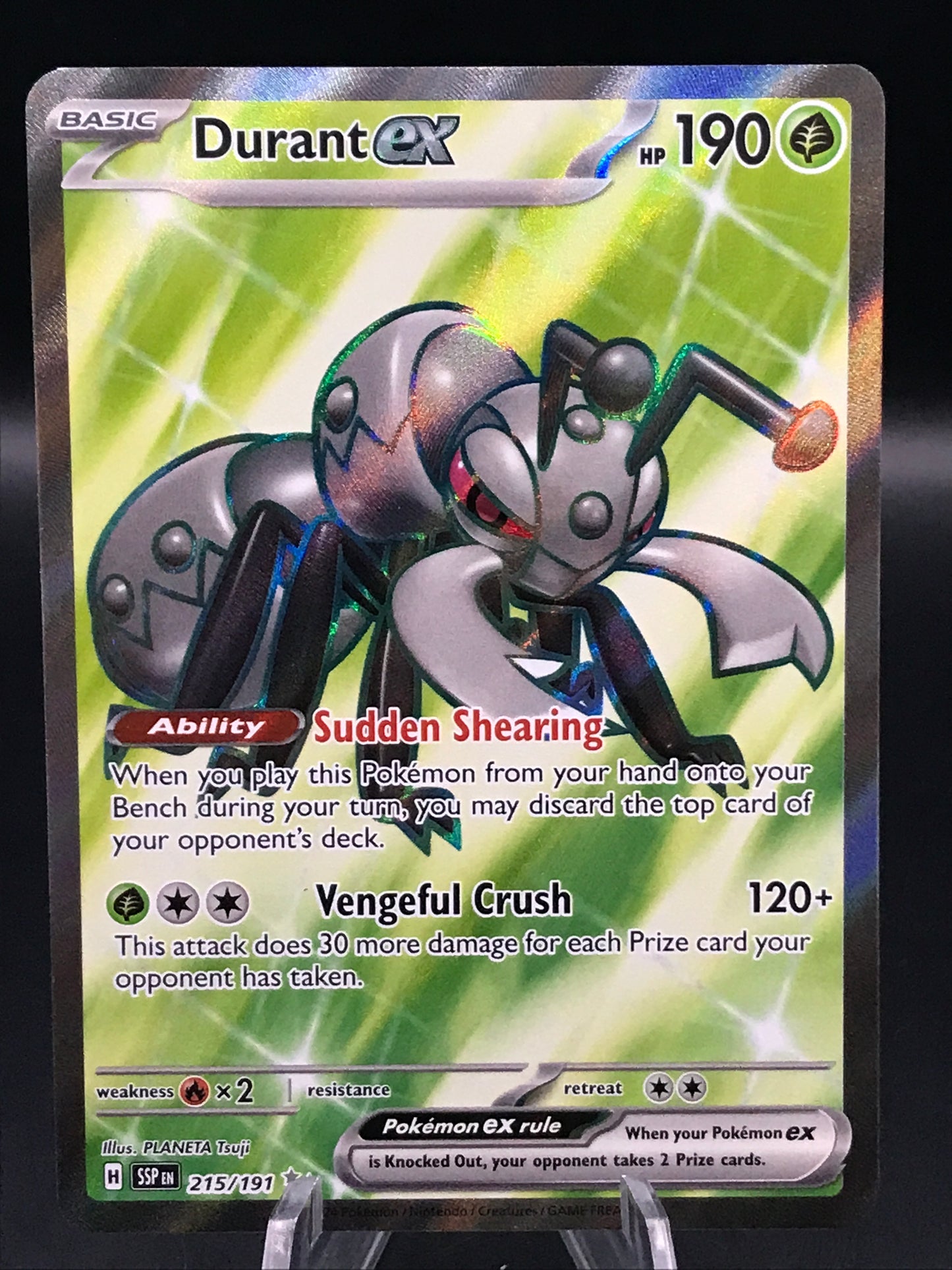 Pokémon TCG 2024 Durant ex 215/191 S&V: Surging Sparks