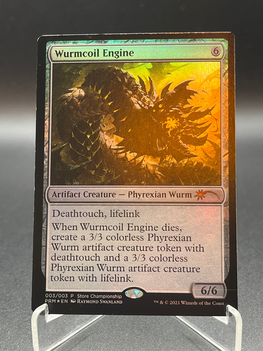MTG TCG: Wurmcoil Engine (Foil) P 003/003 PRM: Game Day & Store Championship Promos