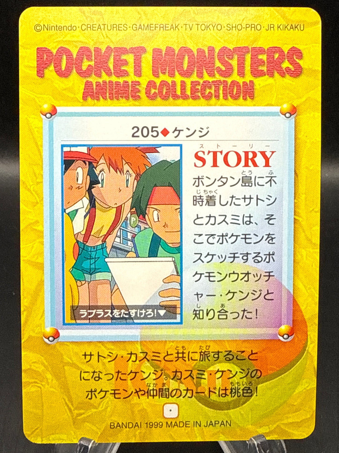 Pokémon: 1999 Pocket Monsters - Bandai - Friends - 205 - Japanese Anime