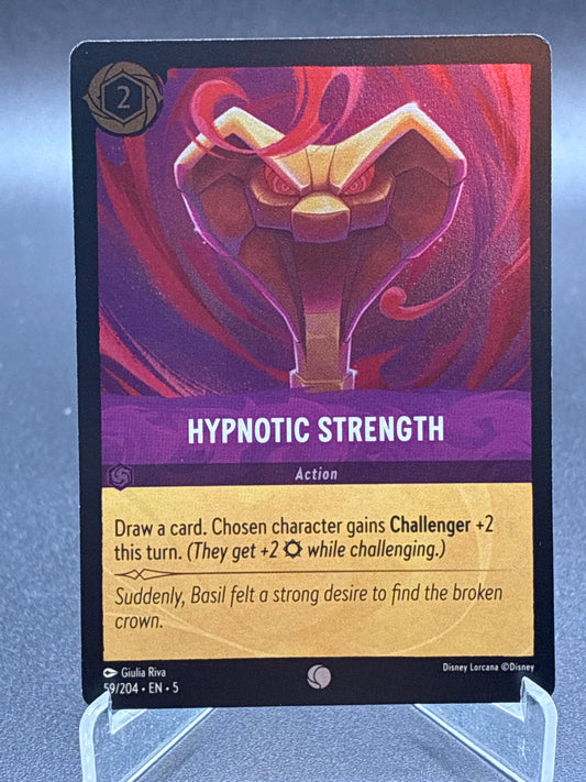 Lorcana TCG: Hypnotic Strength (Cold Foil) 59/204 Shimmering Skies