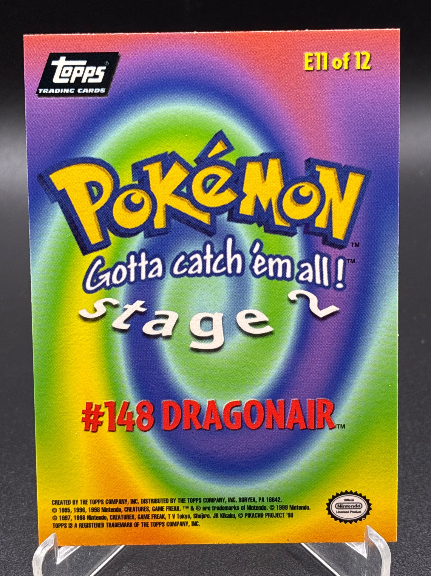 Pokémon: Dragonair #148 - E11 of 12 - Topps Chrome Series 2