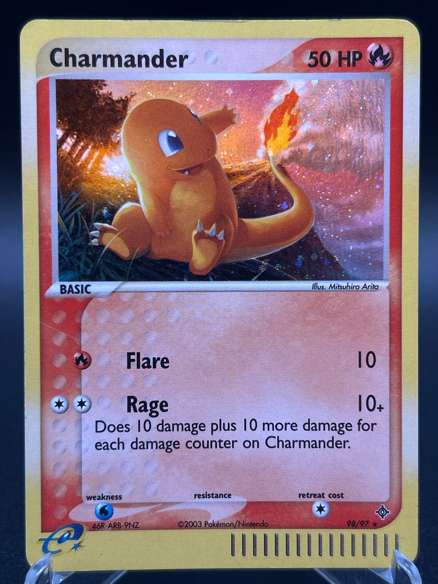 Pokémon TCG: 2003 Charmander 98/97 EX: Dragon Holo
