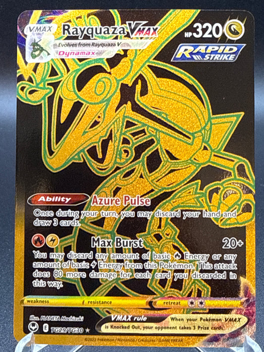 Pokémon TCG: 2022 Rayquaza VMAX TG29/TG30 SWSH: Silver Tempest Trainer Gallery