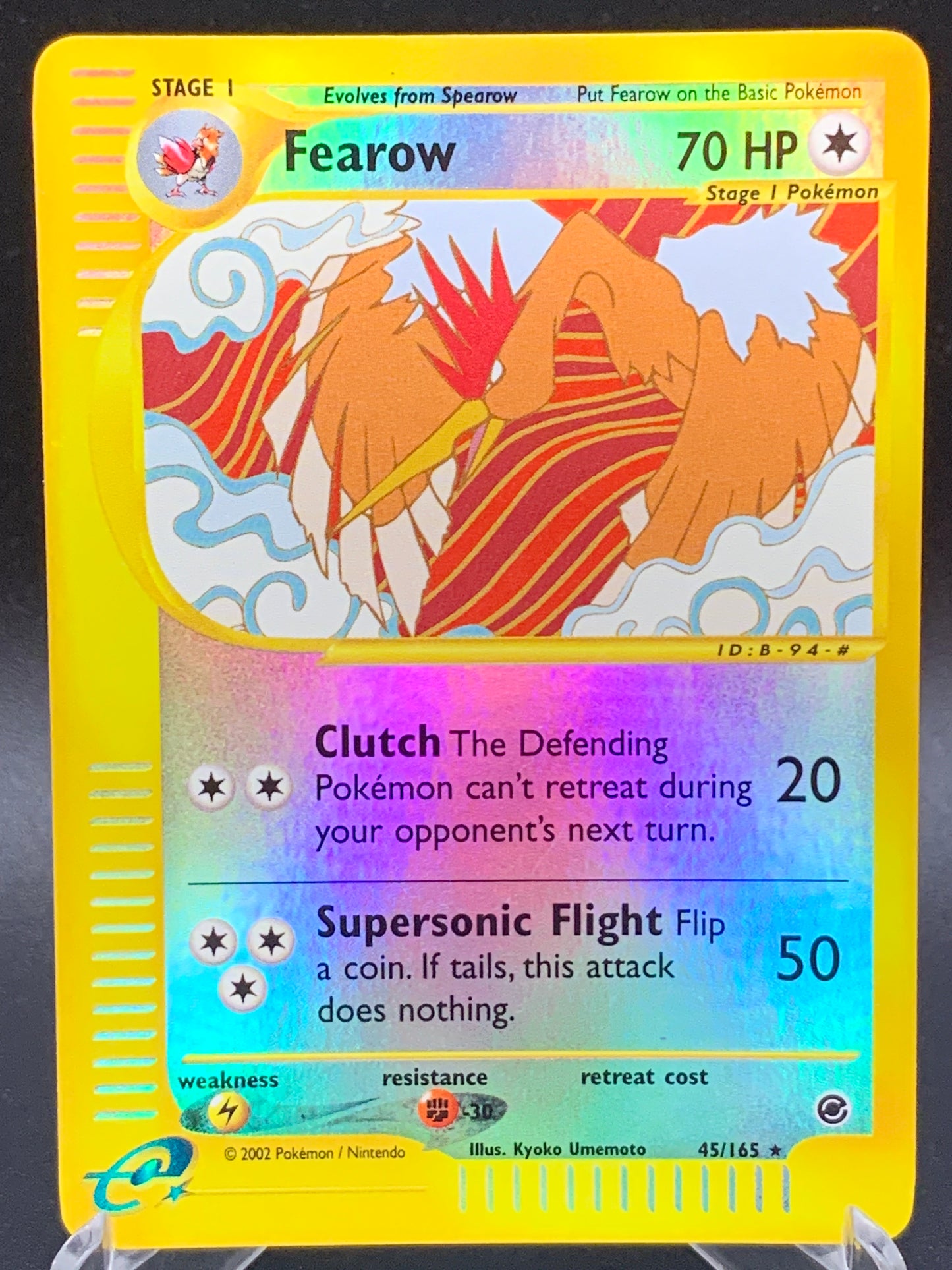 Pokémon TCG: 2002 Fearow 45/165 Expedition