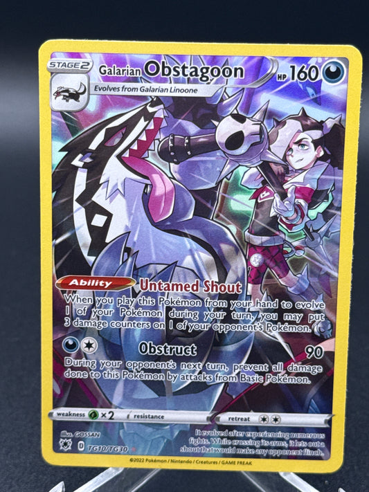 Pokémon TCG: Galarian Obstagoon SWSH10/TG30 SWSH: Astral Radiance Trainer Gallery