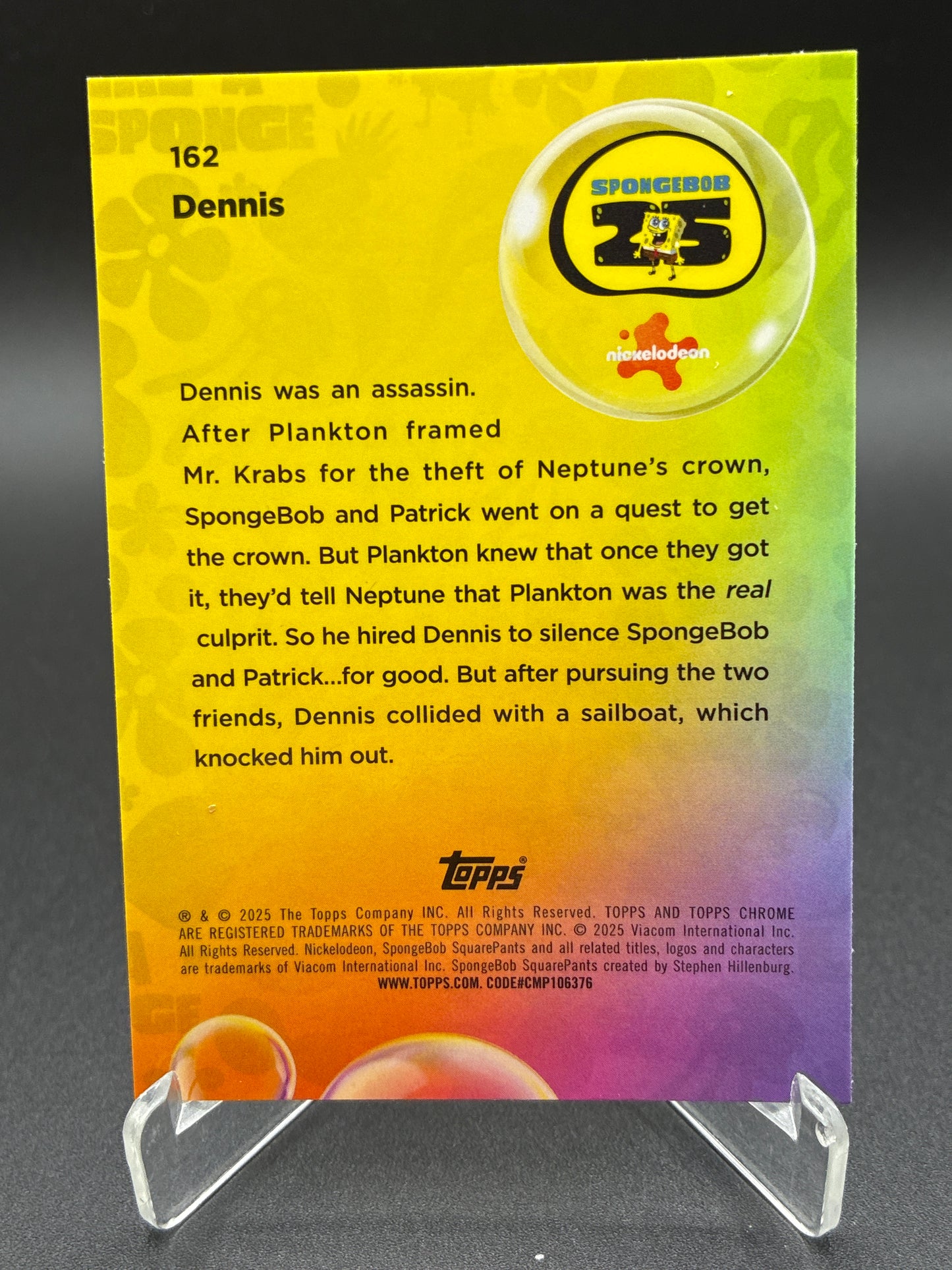 Topps Chrome: Dennis 37/75 (Wave Refractor) 25TH Anniversary