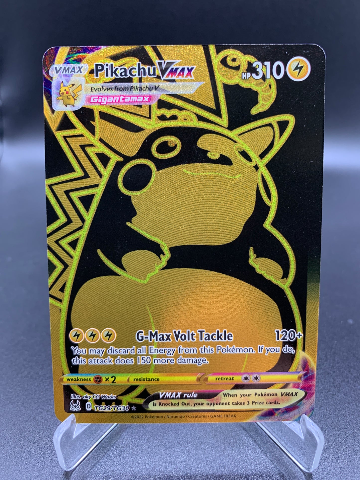 Pokémon TCG: 2022 Pikachu VMAX TG29/TG30 SWSH: Lost Origin Trainer Gallery