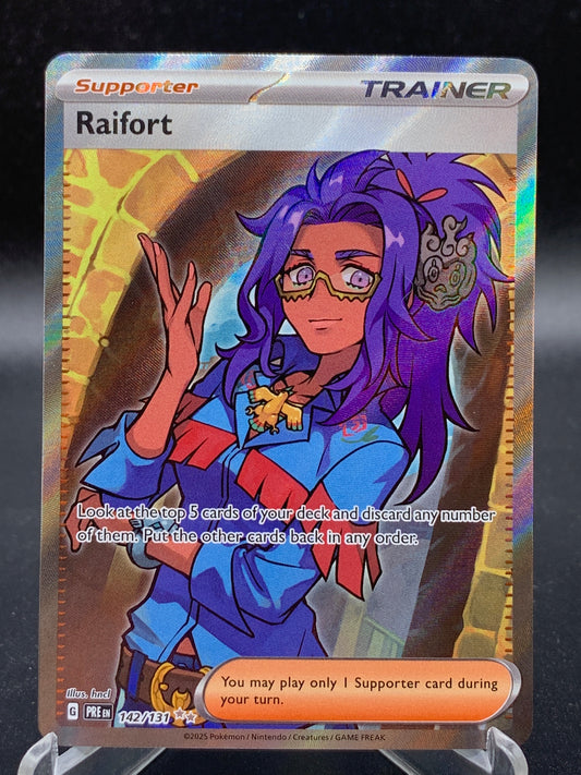 Pokémon TCG: 2025 Raifort 142/131 SV: Prismatic Evolutions