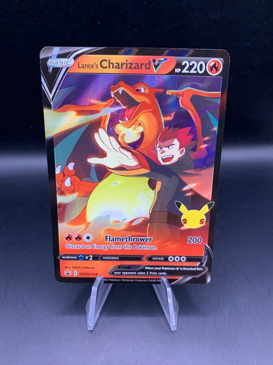 Pokémon mon TCG: 2021 Lance’s Charizard V SWSH133 Celebrations Promo