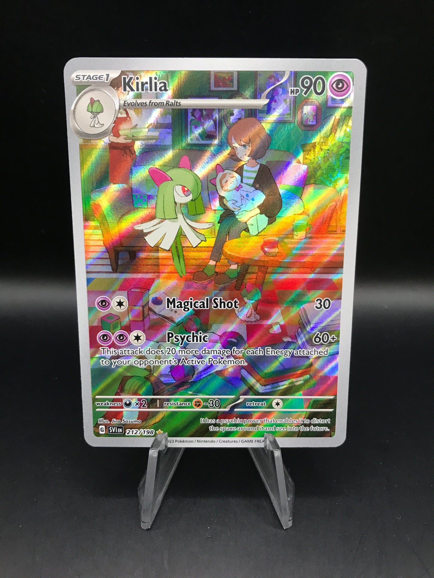 Pokémon TCG: 2023 Kirlia 212/198 Scarlet & Violet Illustration Rare