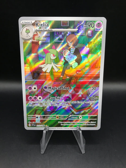 Pokémon TCG: 2023 Kirlia 212/198 Scarlet & Violet Illustration Rare