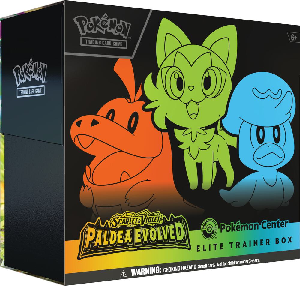 Pokémon TCG: Scarlet & Violet - Paldea Evolved - Pokemon Center Exclusive - Elite Trainer Box